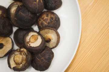 Fried Shitake Mushrooms