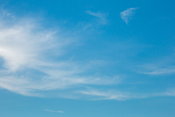 clouds on sky in the evening