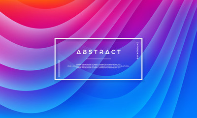 Abstract dynamic color background design. Modern Trendy futuristic gradient shapes. Blue, pink background. EPS10 design elementPrint