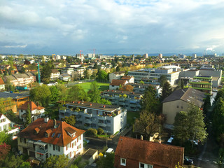 Aerial view of Basel