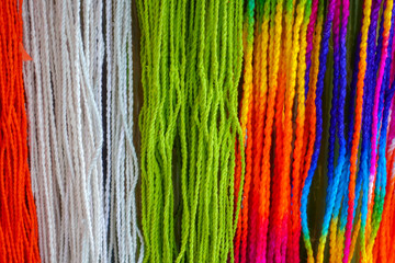 Colorful rope texture
