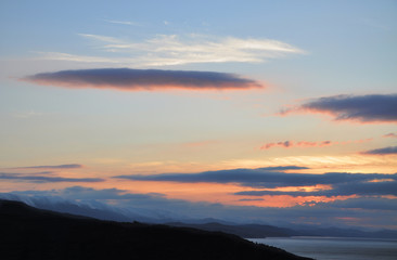Beautiful Sunset sky.