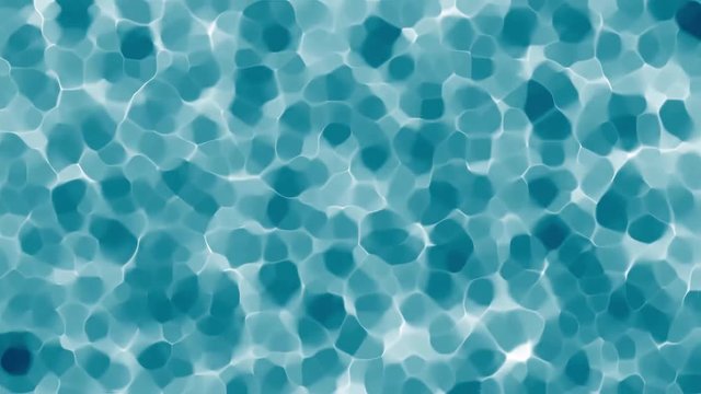Pool ground seamless background. Turquoise, aqua water surface, underwater animation.