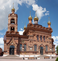 Temple of the Holy Cross in Khvalynsk (former Pokrovsky Old Believer church). Saratov region