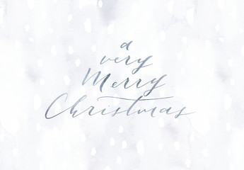 Elegant Christmas card.