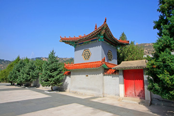 Obraz premium Temple landscape architecture in ancient China