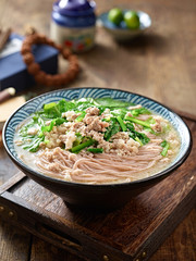 Minced meat ramen