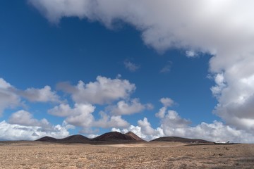 Fototapeta na wymiar Famara massif, Lanzarote Island, Canary Islands, Spain