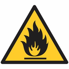 Flammable hazard symbol