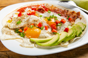 Huevos rancheros - eggs in the ranch