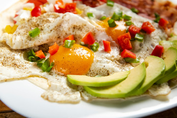 Huevos rancheros - eggs in the ranch