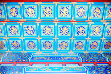 Chinese style painted ceiling