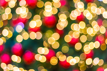 blurred abstract bokeh background for Decorations for Festivities, New Year and Holidays, Christmas 