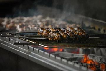 Foto auf Acrylglas Cooking Cyprus food on CHARCOAL grill © Valentinos Loucaides