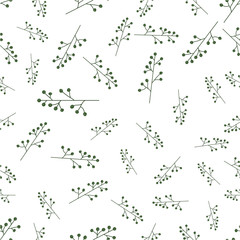 Seamless Tropical Floral Texture Background