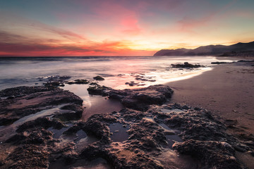 Atardecer en Calblanque 