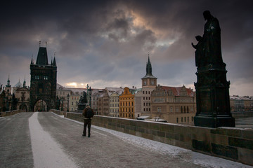 Prague, Czech Republic - the Saint Charles bridge