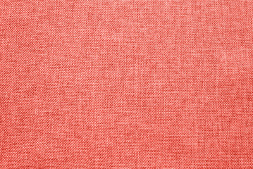 Peachy orange shade fabric textile texture of Pantone’s color of the year 2019 named Living Coral.