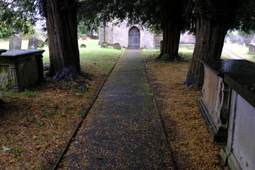 Camposanto en Tormarton, Inglaterra