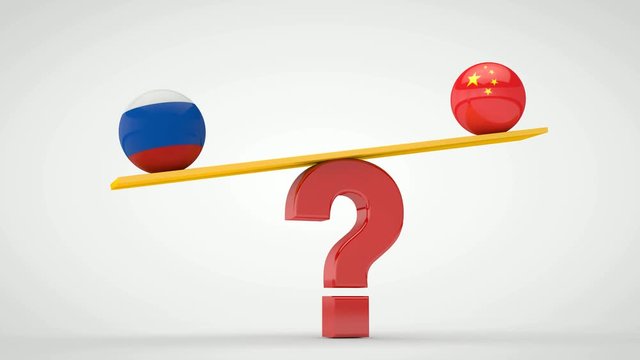 3D animation swing on the question mark with balls of flags of different countries.