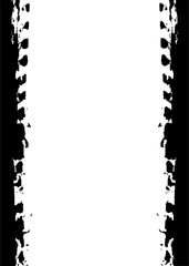 Abstract Decorative Black Photo Edge / Overlay for Portrait Photos