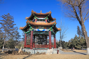 Fototapeta premium Chinese traditional architecture pavilion