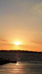 Obraz premium sunset at sea