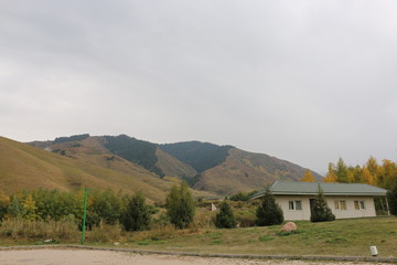 house in the mountains