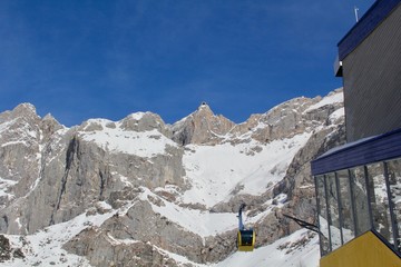 Funiclar to the top of Dachstein, Austria