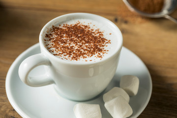 Healthy Homemade Milk Babyccino