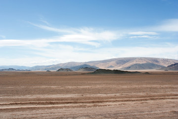 Fototapeta na wymiar The Tolbo lake area in Mongolia