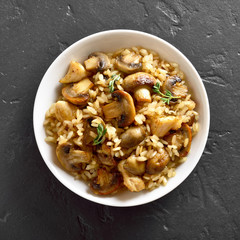 Risotto with mushrooms