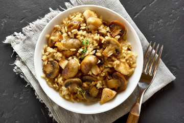 Risotto with mushrooms
