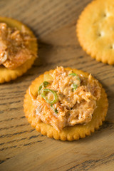 Homemade Spicy Cajun Salmon Dip