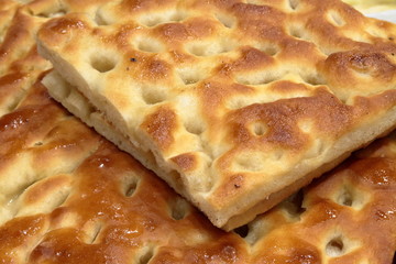 FOCACCIA GENOVESE, GENOESE FLAT BREAD