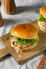 Spicy Homemade Chipotle Chicken Burger