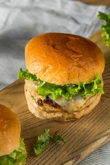 Spicy Homemade Chipotle Chicken Burger