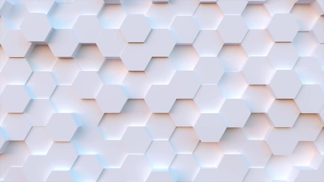 technology hexagon pattern background