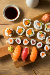 Homemade Huge Sushi Platter