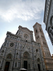 Fototapeta premium Catedral de Santa María de la Flor,en Florencia,obra de Filippo Brunelleschi.