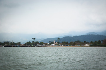 Fototapeta premium Praia ilha azul mar