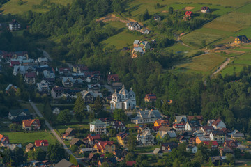 Szczawnica spa town in Poland in Pieniny national park © luzkovyvagon.cz