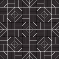 Abstract geometric seamless pattern
