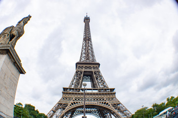 Wide Angle Eiffel Tower