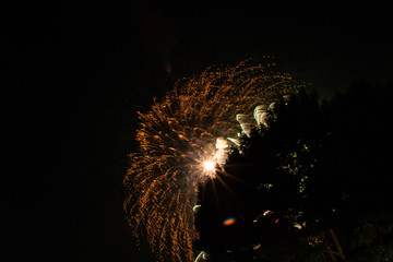 Fireworks at Canada Day in Ottawa