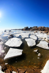 sea ice natural scenery