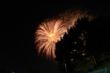 Fireworks at Canada Day in Ottawa