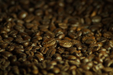 Coffee beans background