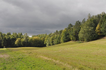 Krajobraz przed burzą