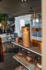 Copper pot reflections